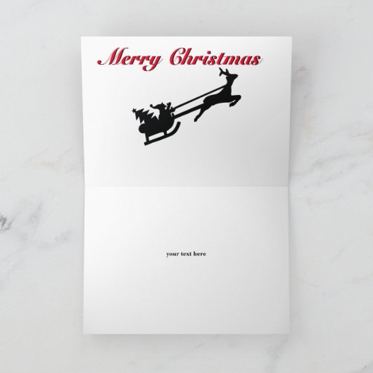 ルイウェインホリデイカード シーズンカード (内部)