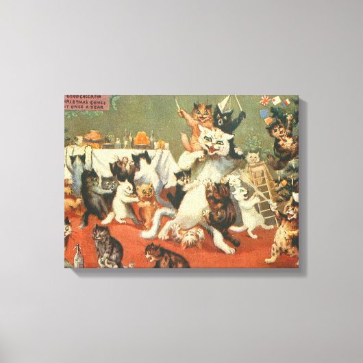 ルイウェインメリークリスマス キャンバスプリント (正面)