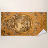 ルイエレガントスXVプティートフィルレフローラ ビーチタオル (正面)