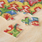 ルイサイケデリックワカラフルイン ジグソーパズル (側面)