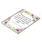 ルイサメイアルコットリトルウィメンズ引用文 ノートブック (左側)