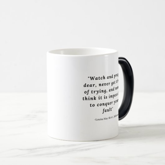 ルイサメイアルコットリトルウィメン引用文#7 モーフィングマグカップ (正面右)