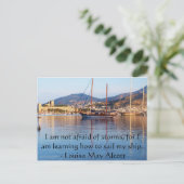 ルイサメイアルコット感動的引用文 ポストカード (スタンド正面)