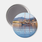 ルイサメイアルコット感動的引用文 マグネット (正面/裏面)