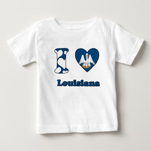 ルイジアナが大好き ベビーTシャツ (正面)