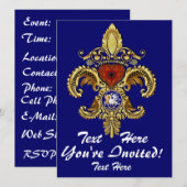 ルイジアナが50色を超える開幕 招待状 (正面/裏面)