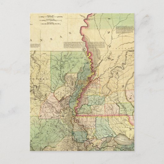 ルイジアナとミシシッピ ポストカード (正面)