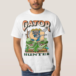 ルイジアナのわにハンターのTシャツの設計 Tシャツ