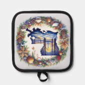 ルイジアナのクリスマス 鍋敷き (正面)