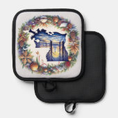 ルイジアナのクリスマス 鍋敷き (正面/裏面)