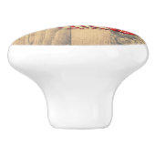 ルイジアナのケージャンのCrawfish及び木板 セラミックノブ (側面)