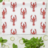 ルイジアナのケージャンのCrawfish キッチンタオル (折り畳み)