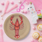 ルイジアナのケージャンのCrawfish ペーパープレート (パーティー)