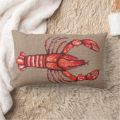 ルイジアナのケージャンのCrayfishののどのバーラップ ランバークッション (ブランケット)