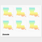 ルイジアナのチルフェード スクエアシール (シート)