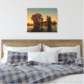 ルイジアナのバユーとヒノキ キャンバスプリント (インサイチュ (寝室))