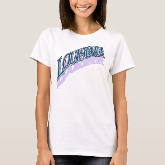 ルイジアナのブルーカッスシャツ Tシャツ (正面)
