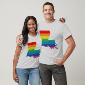 ルイジアナのプライド。 しまのある Tシャツ (ユニセックス)
