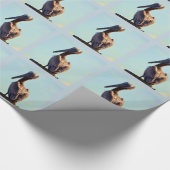 ルイジアナのペリカン ラッピングペーパー (角)