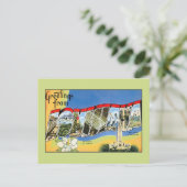 ルイジアナのヴィンテージ挨拶 ポストカード (スタンド正面)