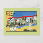 ルイジアナのヴィンテージ挨拶 ポストカード (正面)