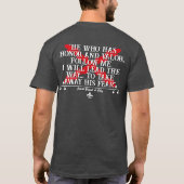 ルイジアナの固定歩兵連隊(名誉) Tシャツ (裏面)