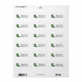 ルイジアナの地図住所 シール (フルシート)