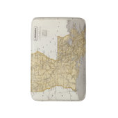 ルイジアナの地図書の地図 バスマット (正面縦)