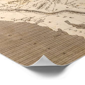 ルイジアナの地図：アーロウスミス ポスター (角)