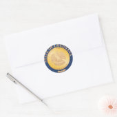 ルイジアナの封印（1890年-2010年） ラウンドシール (封筒)