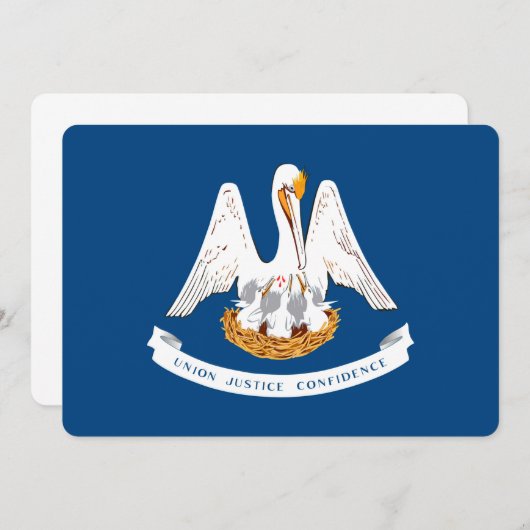 ルイジアナの州の旗のデザイン (正面/裏面)