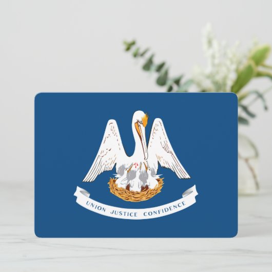 ルイジアナの州の旗のデザイン (スタンド正面)