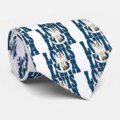 ルイジアナの州の旗の文字 ネクタイ (ロール)