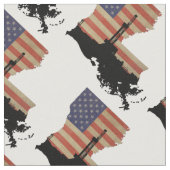 ルイジアナの愛国心が強い石油開発の装備 ファブリック (クローズアップ)