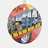 ルイジアナの挨拶 セラミックオーナメント (左)