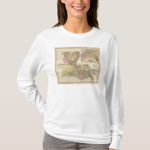 ルイジアナの新しい地図 Tシャツ