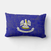 ルイジアナの旗 ランバークッション (裏面)