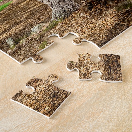 ルイジアナの生きたオークの木 ジグソーパズル (側面)