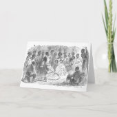 ルイジアナの財産のクリスマスイブの祝祭 シーズンカード (正面)