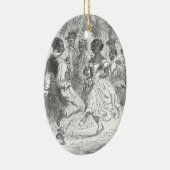 ルイジアナの財産のクリスマスイブの祝祭 セラミックオーナメント (右)