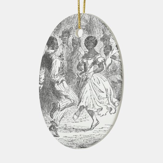 ルイジアナの財産のクリスマスイブの祝祭 セラミックオーナメント (左)