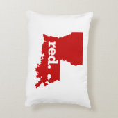 ルイジアナの赤い州 アクセントクッション (裏面(縦))