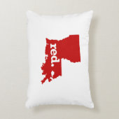 ルイジアナの赤い州 アクセントクッション (正面(垂直))