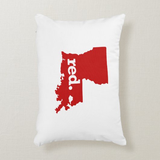 ルイジアナの赤い州 アクセントクッション (正面(垂直))