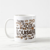 ルイジアナの(おもしろいな)ギフト コーヒーマグカップ (左)