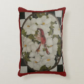 ルイジアナのcrawfishおよびマグノリアの枕 アクセントクッション (正面(垂直))