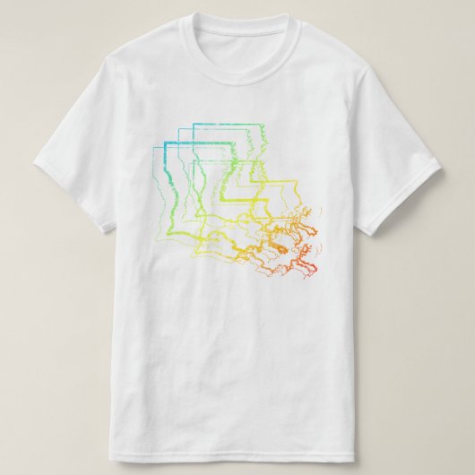 ルイジアナぼやけチル Tシャツ (デザイン正面)