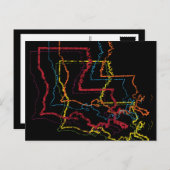 ルイジアナぼやけプライド ポストカード (正面/裏面)