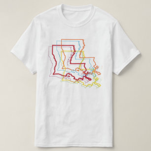 ルイジアナぼやけプライド Tシャツ