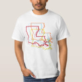 ルイジアナぼやけプライド Tシャツ (正面)
